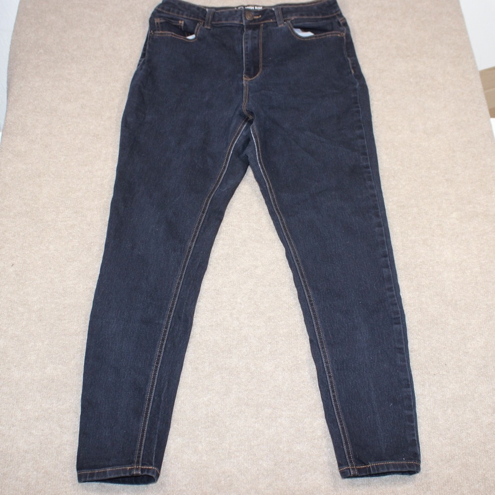 No Boundaries High Rise Skinny Jeans Dark Wash Denim Size 13